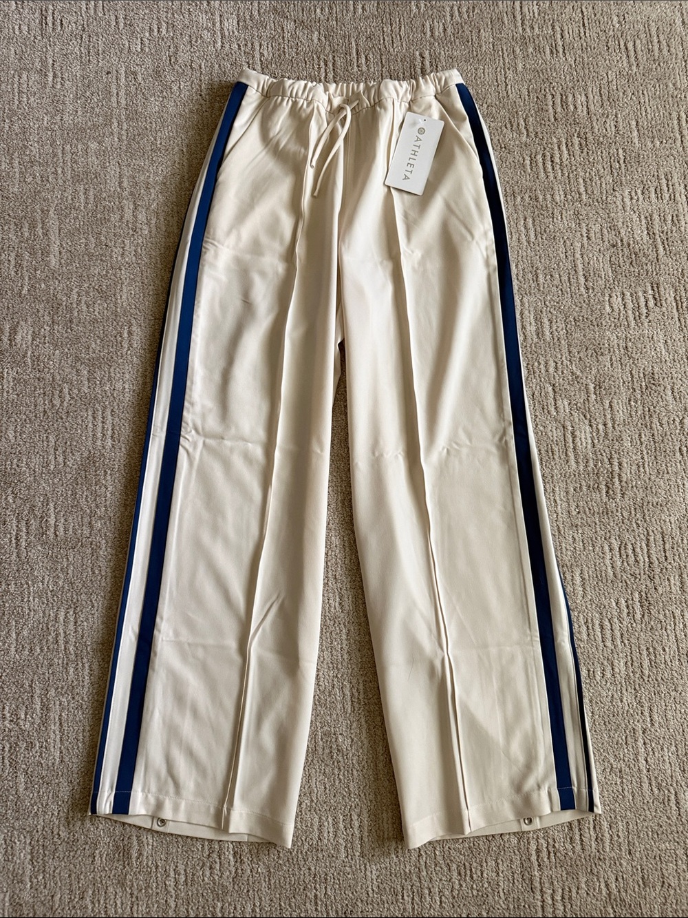 Athleta MVP side stripe pants XS